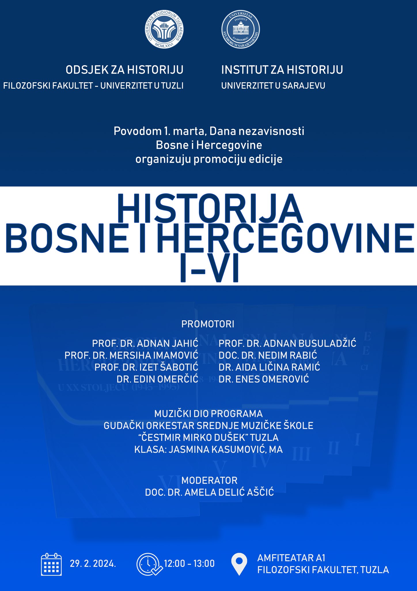 Promocija šestotomnog izdanja Historija Bosne i Hercegovine