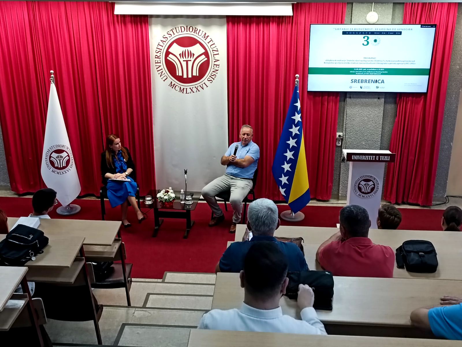 Razgovor s prof. dr. Seadom Selimovićem u okviru obilježavanja 30 godina genocida nad Bošnjacima u Srebrenici