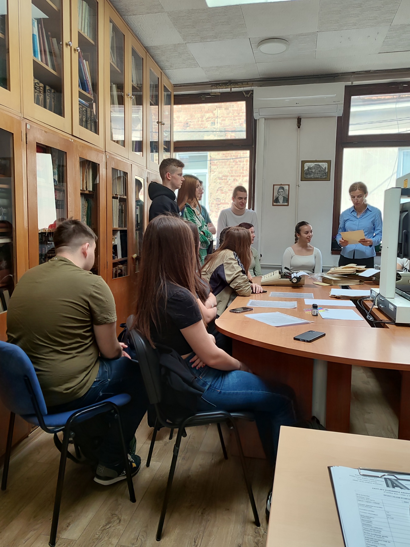 Radionica u Arhivu TK za studente i učenike